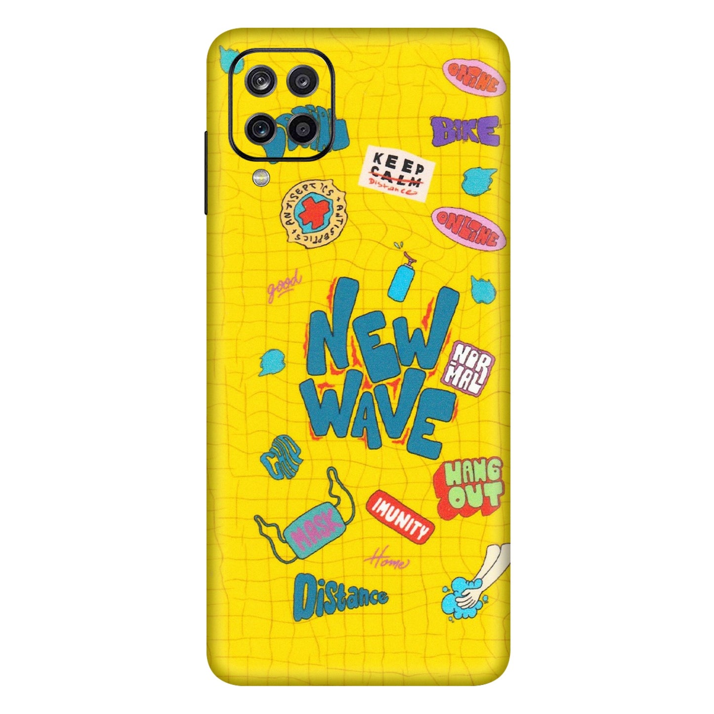 Samsung A/S Series Phone Skins (All Models) - New Wave Life - Matte Finish (M-17) Samsung Galaxy A12