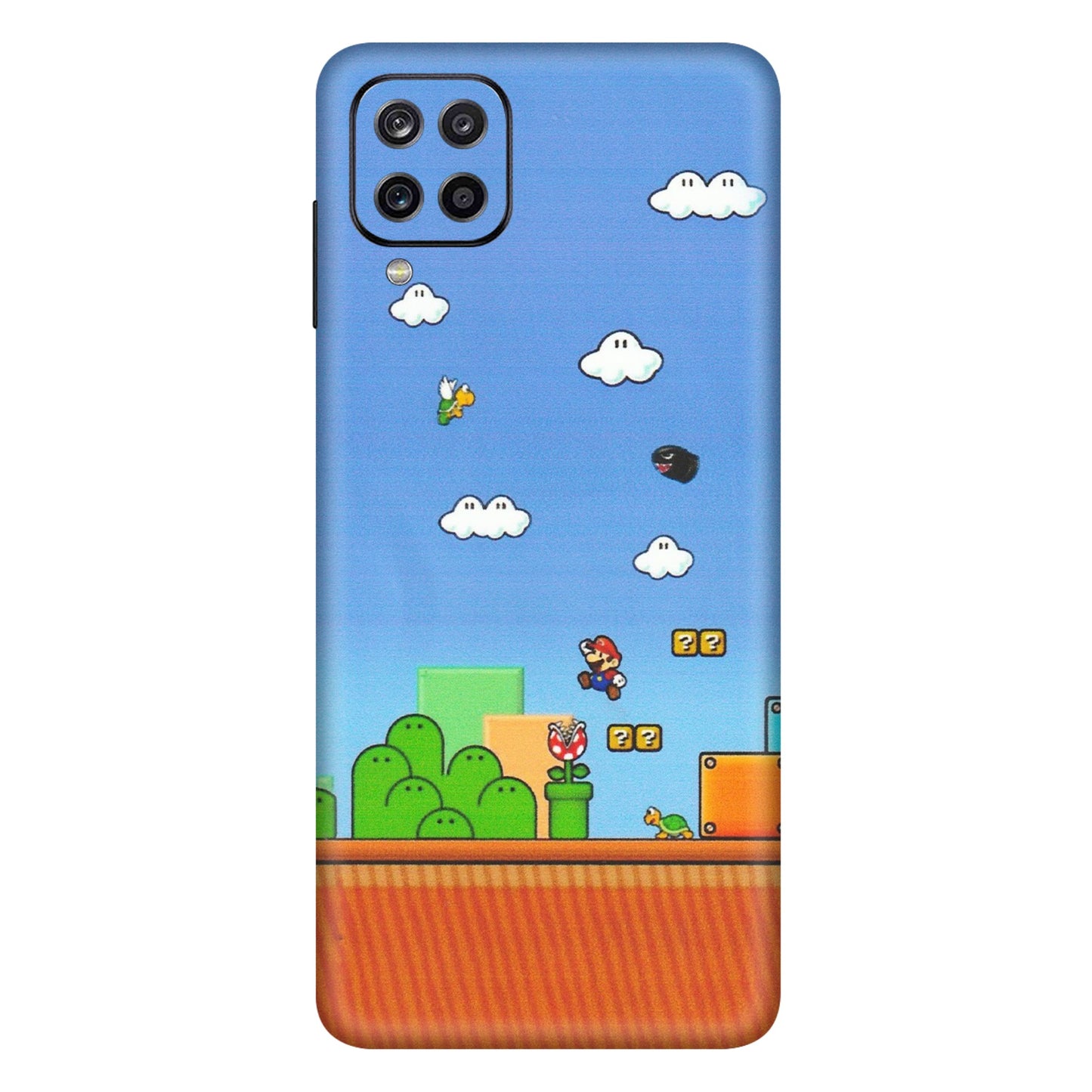 Samsung A/S Series Phone Skins (All Models) - Mario Game Scene - Matte Finish (M-24) Samsung Galaxy A12