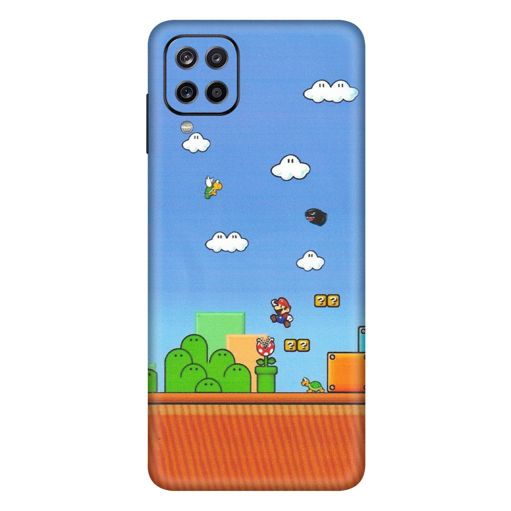Samsung A/S Series Phone Skins (All Models) - Mario Game Scene - Matte Finish (M-24) Samsung Galaxy A12