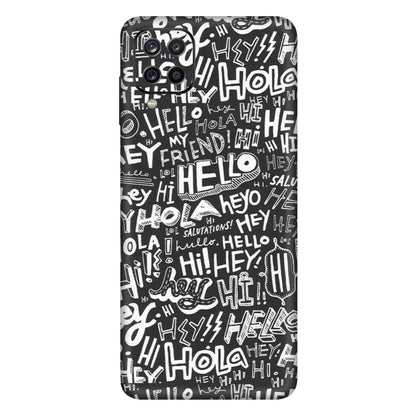 Samsung A/S Series Phone Skins (All Models) - Hi Hello Doodles - Matte Finish (M-25) Samsung Galaxy A12