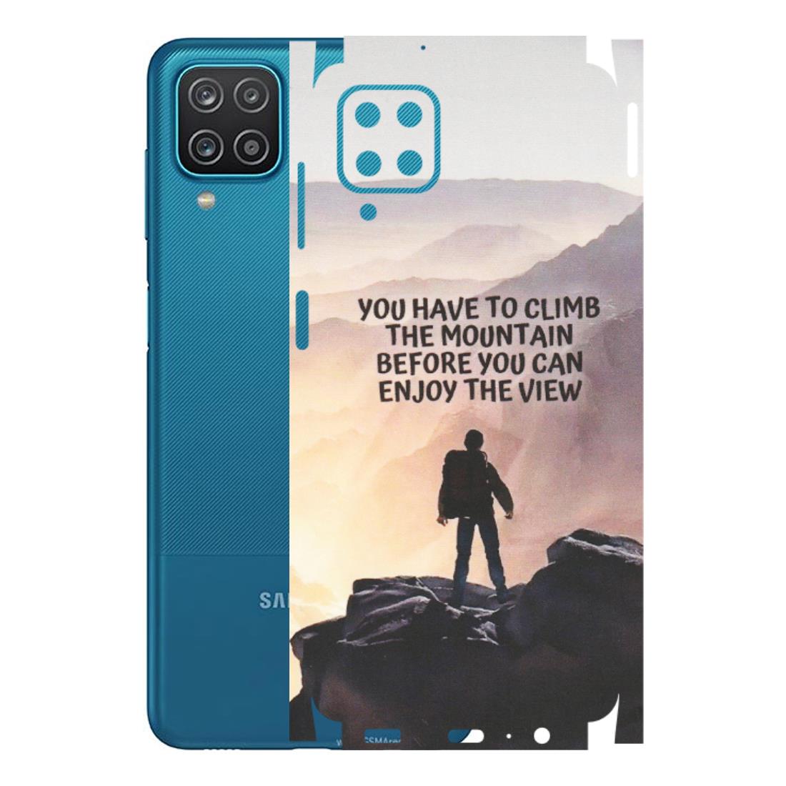 Samsung A/S Series Phone Skins (All Models) - Motivational Hiking Mountain - Matte Finish (M-28) Samsung Galaxy A12