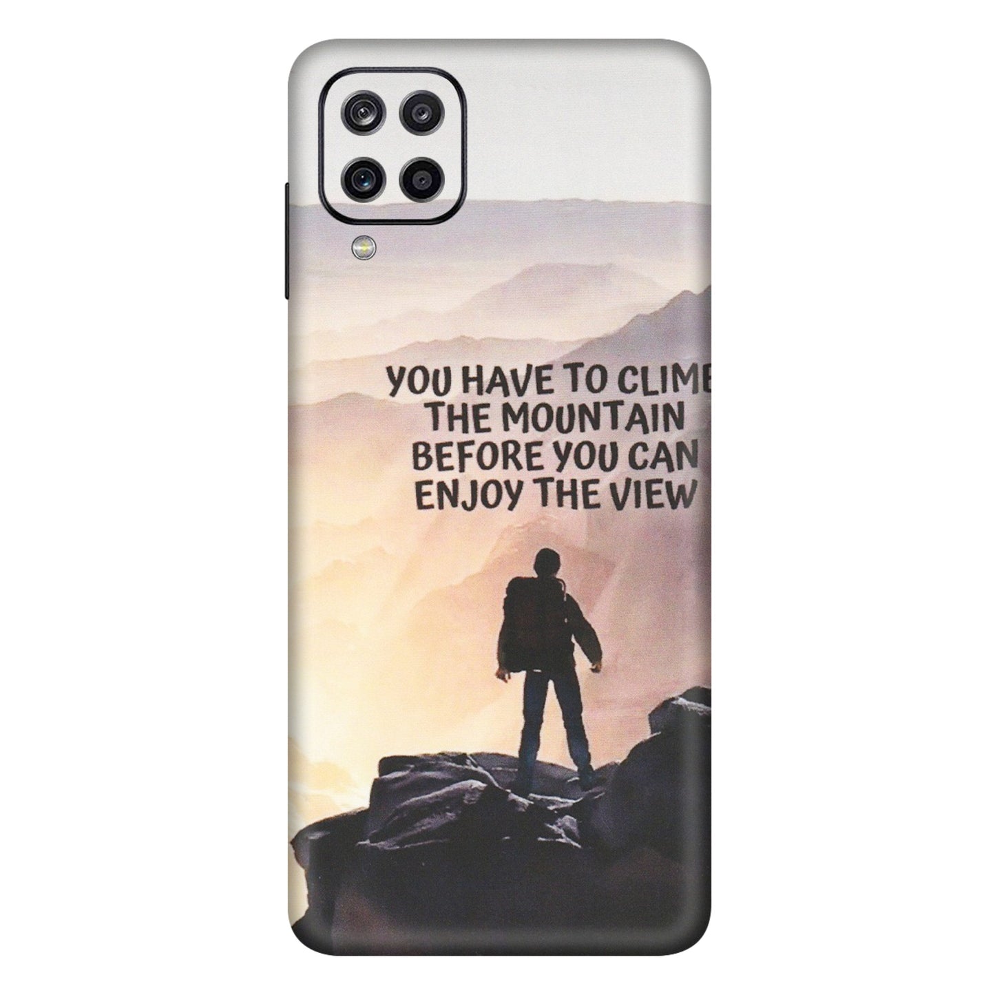 Samsung A/S Series Phone Skins (All Models) - Motivational Hiking Mountain - Matte Finish (M-28) Samsung Galaxy A12