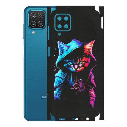 Samsung A/S Series Phone Skins (All Models) - Cyberpunk Cat - Matte Finish (M-45) Samsung Galaxy A12