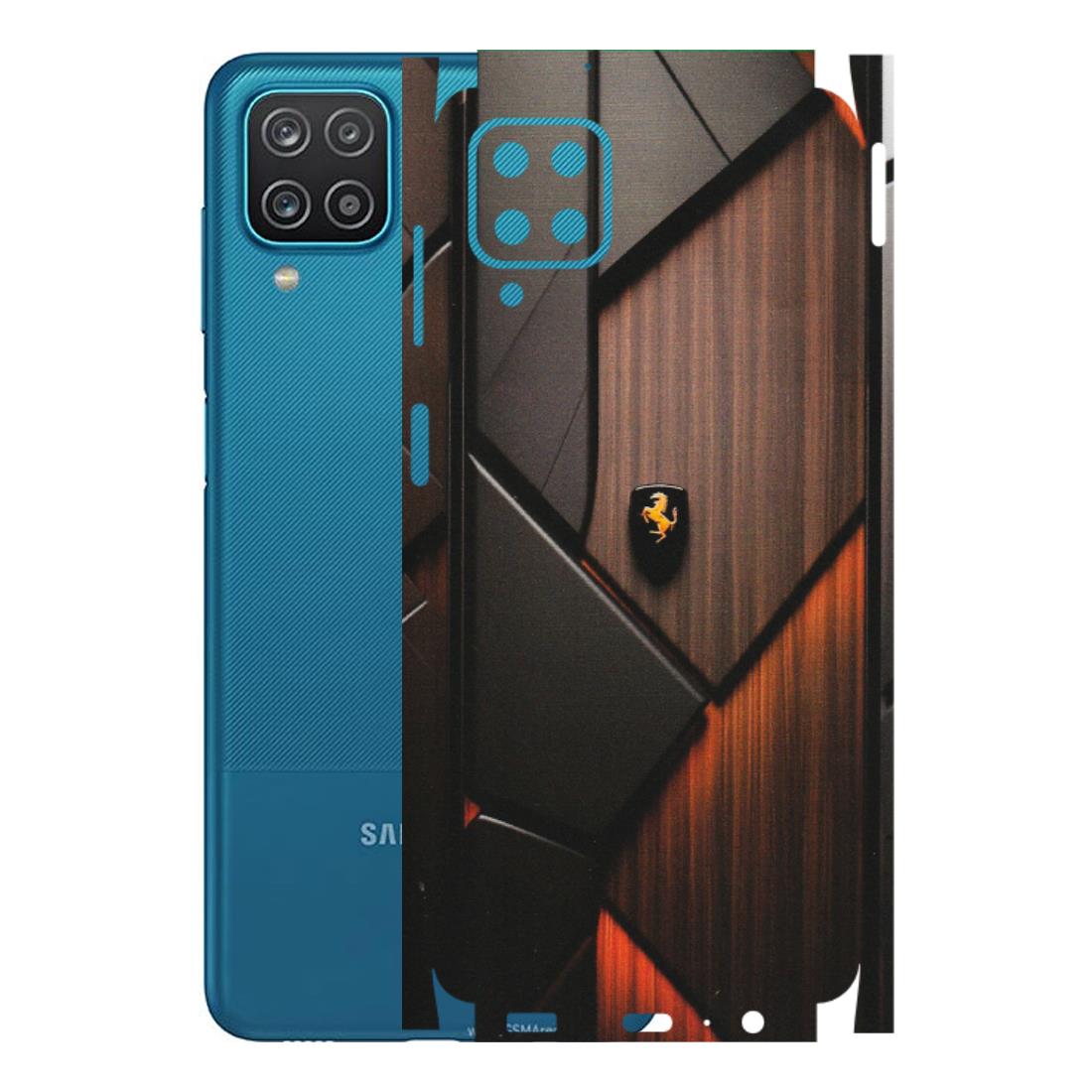 Samsung A/S Series Phone Skins (All Models) - Lambo Beauty Wood Pattern Sober - Matte Finish (M-51) Samsung Galaxy A12