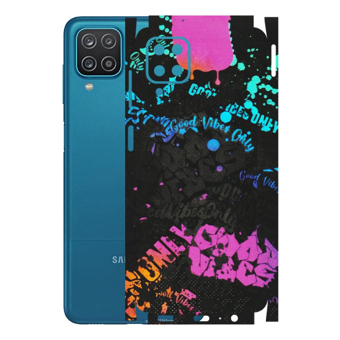 Samsung A/S Series Phone Skins (All Models) - Majestic Black Vibes - Matte Finish (M-62) Samsung Galaxy A12