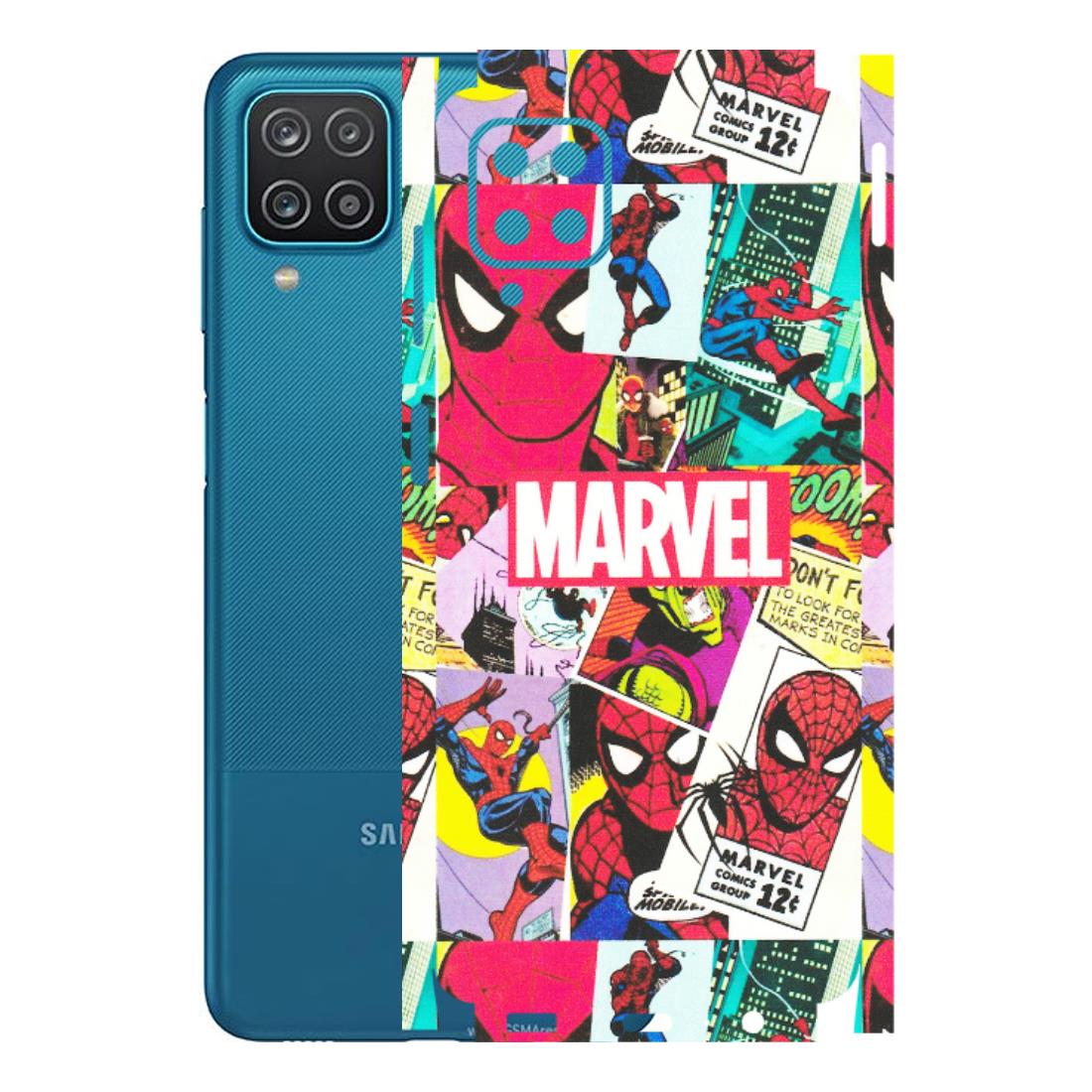 Samsung A/S Series Phone Skins (All Models) - Marvel Comic Spiderman Grafitti - Matte Finish (M-72) Samsung Galaxy A12