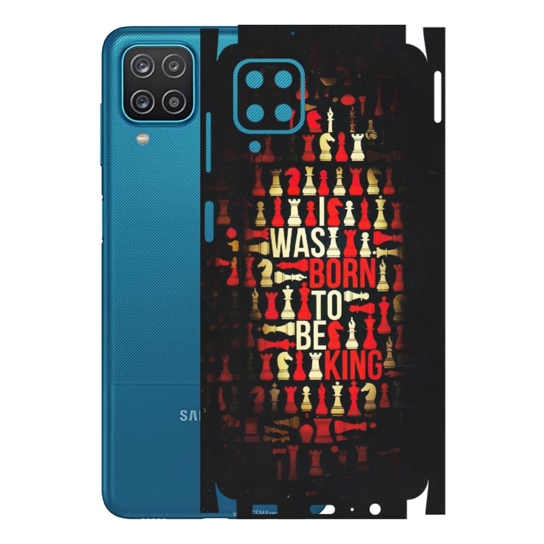 Samsung A/S Series Phone Skins (All Models) - Born To Be King - Matte Finish (M-73) Samsung Galaxy A12