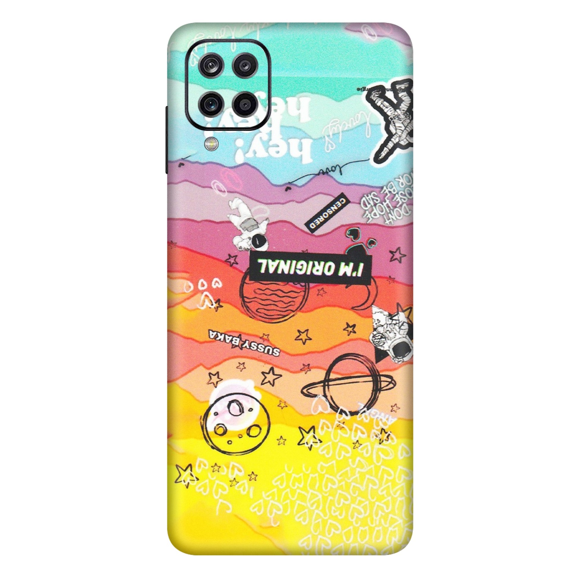 Samsung A/S Series Phone Skins (All Models) - The Original Astronaut - Matte Finish (M-79) Samsung Galaxy A12