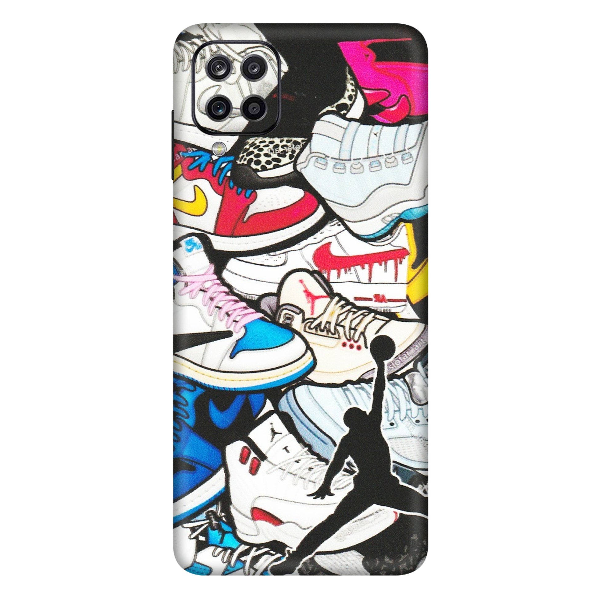 Samsung A/S Series Phone Skins (All Models) - Jordan Sneakers Fan - Matte Finish (M-80) Samsung Galaxy A12