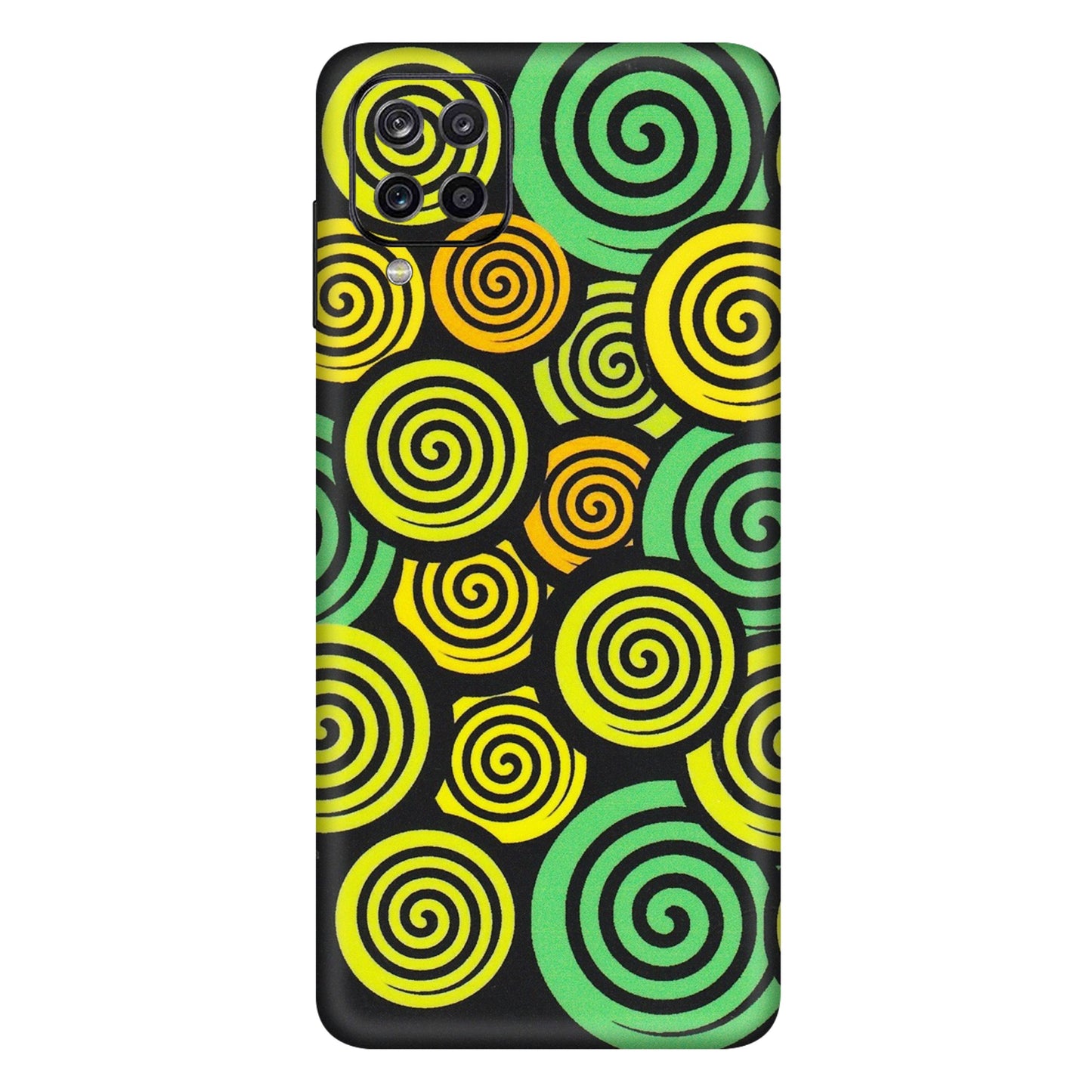 Samsung A/S Series Phone Skins (All Models) - Crazy Spiral - Matte Finish (M-91) Samsung Galaxy A12