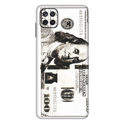 Samsung A/S Series Phone Skins (All Models) - 100 Dollar Currency - Transparent Finish (T-01) Samsung Galaxy A12