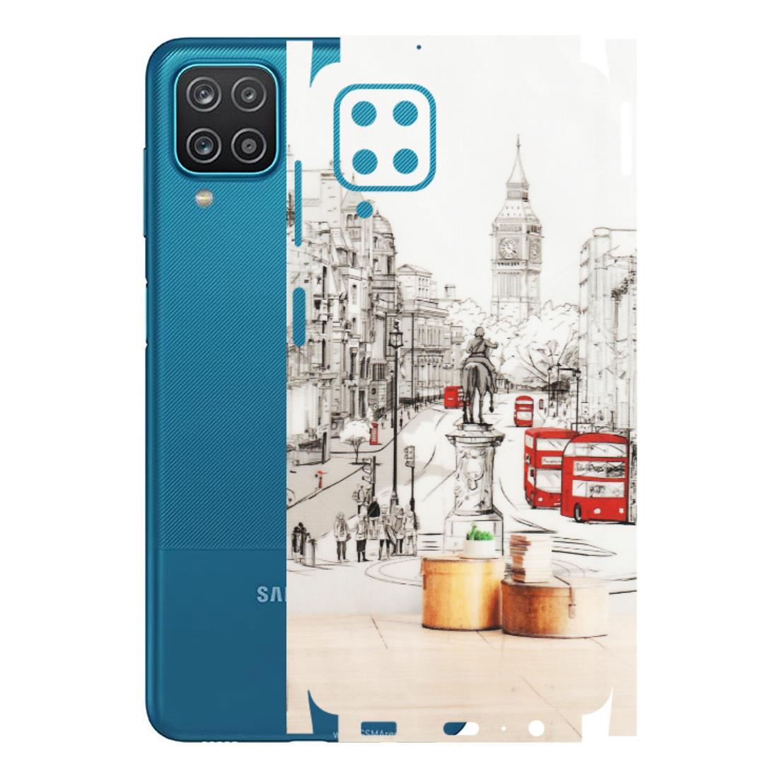 Samsung A/S Series Phone Skins (All Models) - London Street - Transparent Finish (T-02) Samsung Galaxy A12