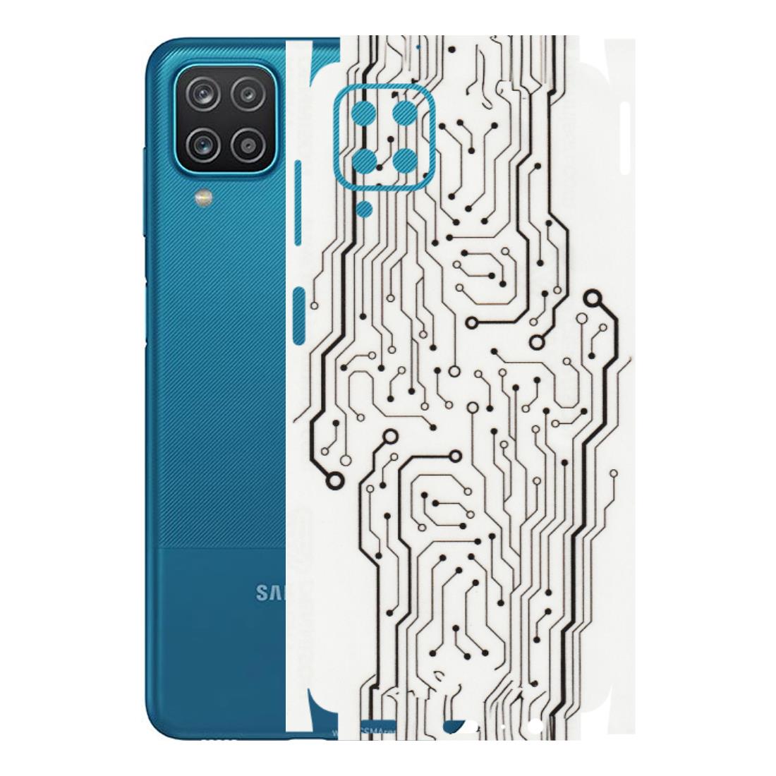 Samsung A/S Series Phone Skins (All Models) - Tech Circuits - Transparent Finish (T-03) Samsung Galaxy A12
