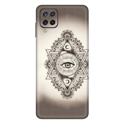 Samsung A/S Series Phone Skins (All Models) - Illuminati Great Eye - Transparent Finish (T-14) Samsung Galaxy A12