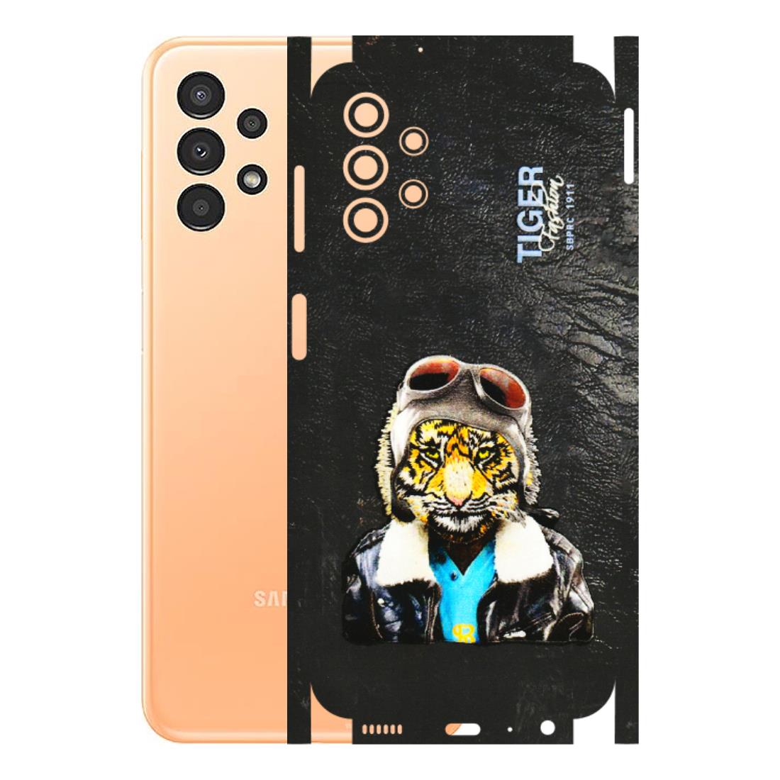 Samsung A/S Series Phone Skins (All Models) - Rider Tiger - 3D Embossed Finish (L-113) Samsung Galaxy A13 4G
