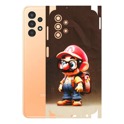 Samsung A/S Series Phone Skins (All Models) - Little Mario - 3D Embossed Finish (L-119) Samsung Galaxy A13 4G