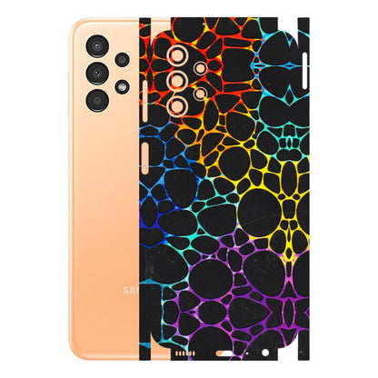 Samsung A/S Series Phone Skins (All Models) - Abstract Art MultiColour - 3D Embossed Finish (L-133) Samsung Galaxy A13 4G