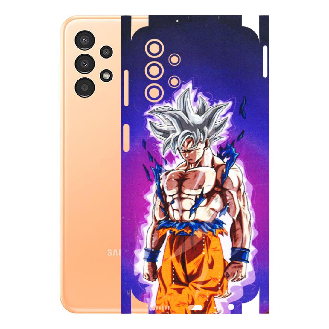 Samsung A/S Series Phone Skins (All Models) - Goku Purple Anime - 3D Embossed Finish (L-147) Samsung Galaxy A13 4G
