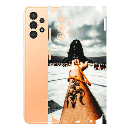 Samsung A/S Series Phone Skins (All Models) - Jai Adiyogi Mahakaal - 3D Embossed Finish (L-164) Samsung Galaxy A13 4G
