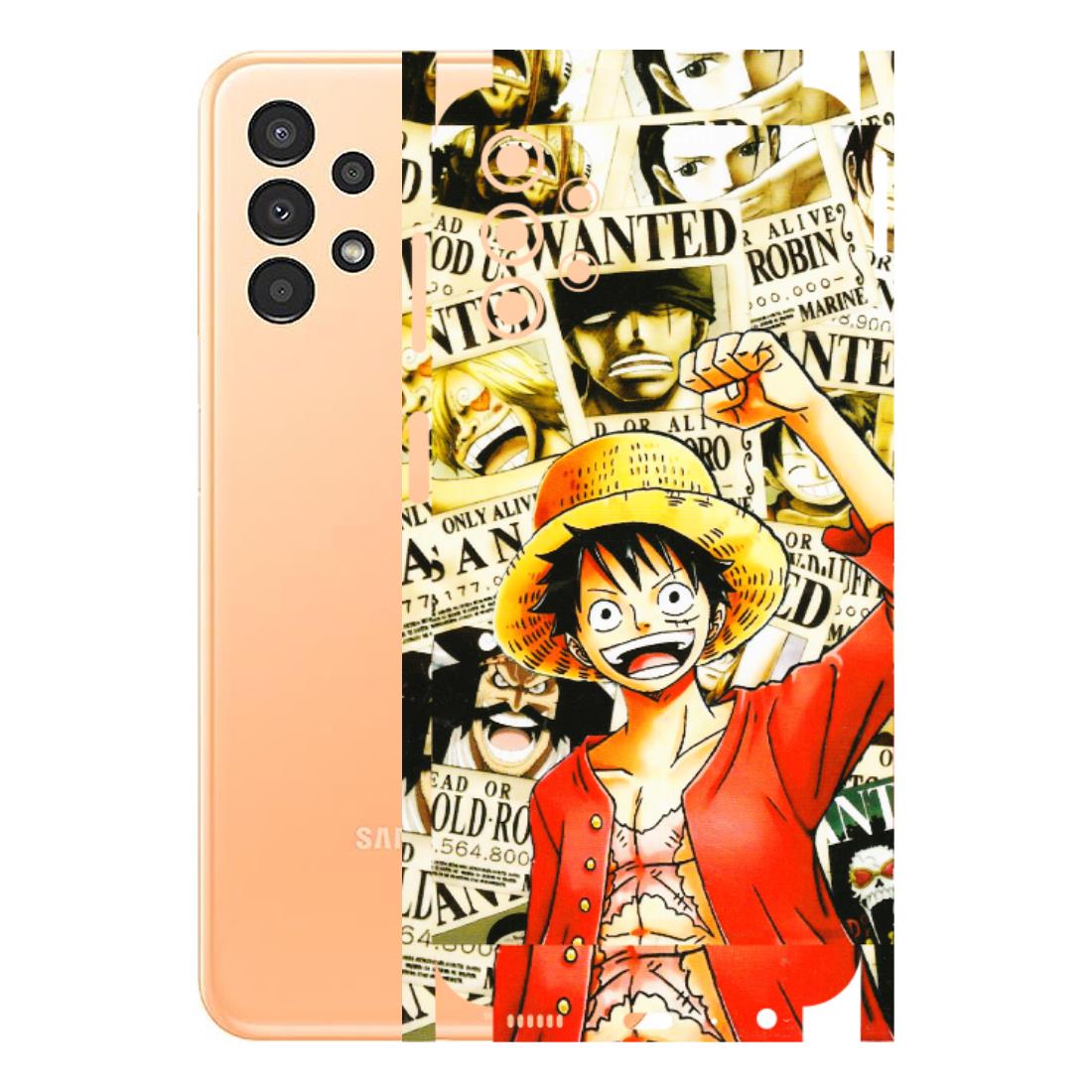 Samsung A/S Series Phone Skins (All Models) - Luffy Anime - 3D Embossed Finish (L-177) Samsung Galaxy A13 4G