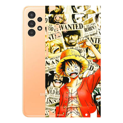 Samsung A/S Series Phone Skins (All Models) - Luffy Anime - 3D Embossed Finish (L-177) Samsung Galaxy A13 4G