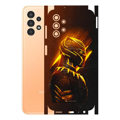 Samsung A/S Series Phone Skins (All Models) - Gold Black Panther - 3D Embossed Finish (L-181) Samsung Galaxy A13 4G