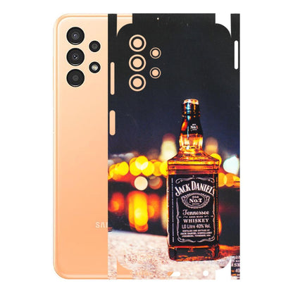 Samsung A/S Series Phone Skins (All Models) - JD Whiskey Bottle - 3D Embossed Finish (L-20) Samsung Galaxy A13 4G