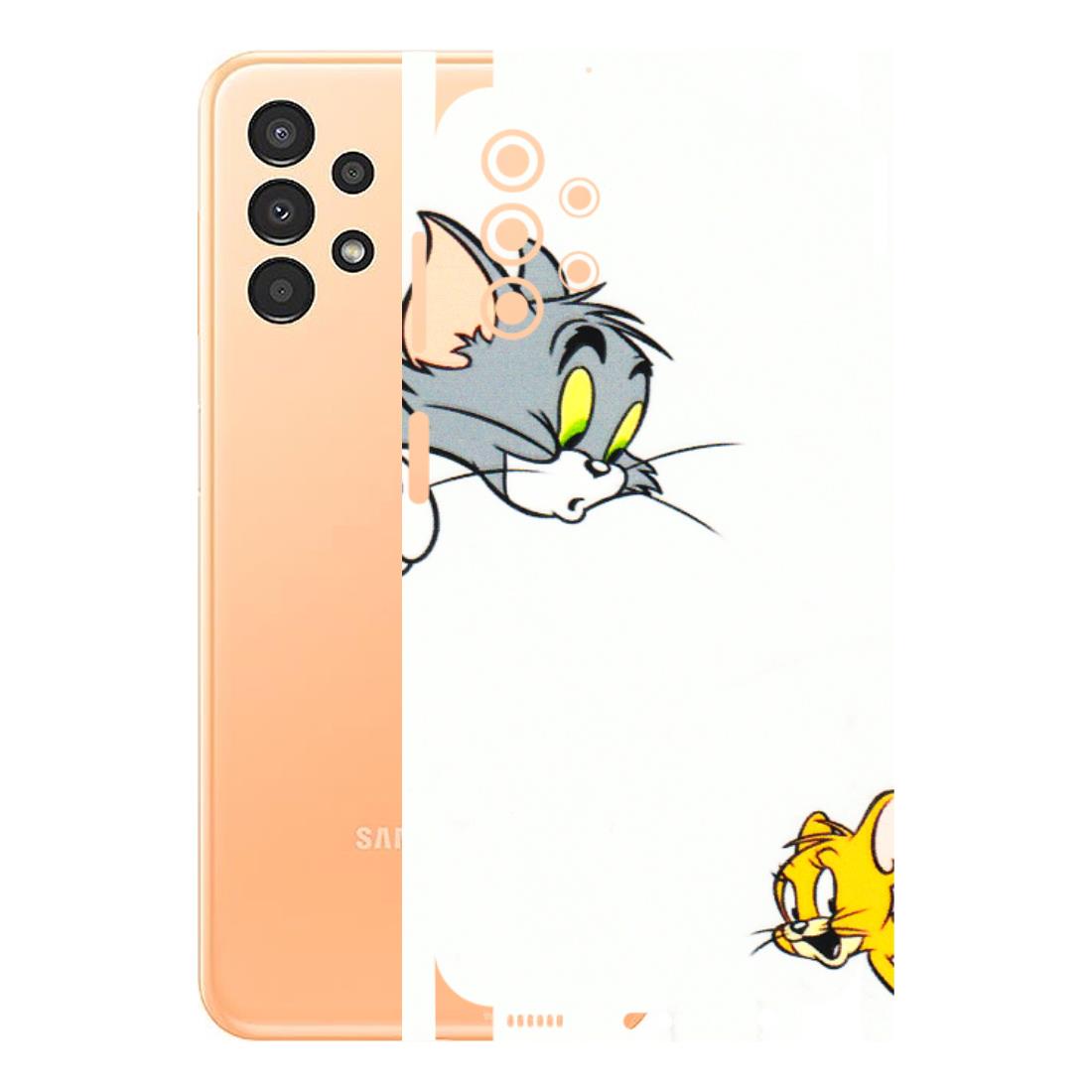 Samsung A/S Series Phone Skins (All Models) - Cute Tom And Jerry - 3D Embossed Finish (L-220) Samsung Galaxy A13 4G