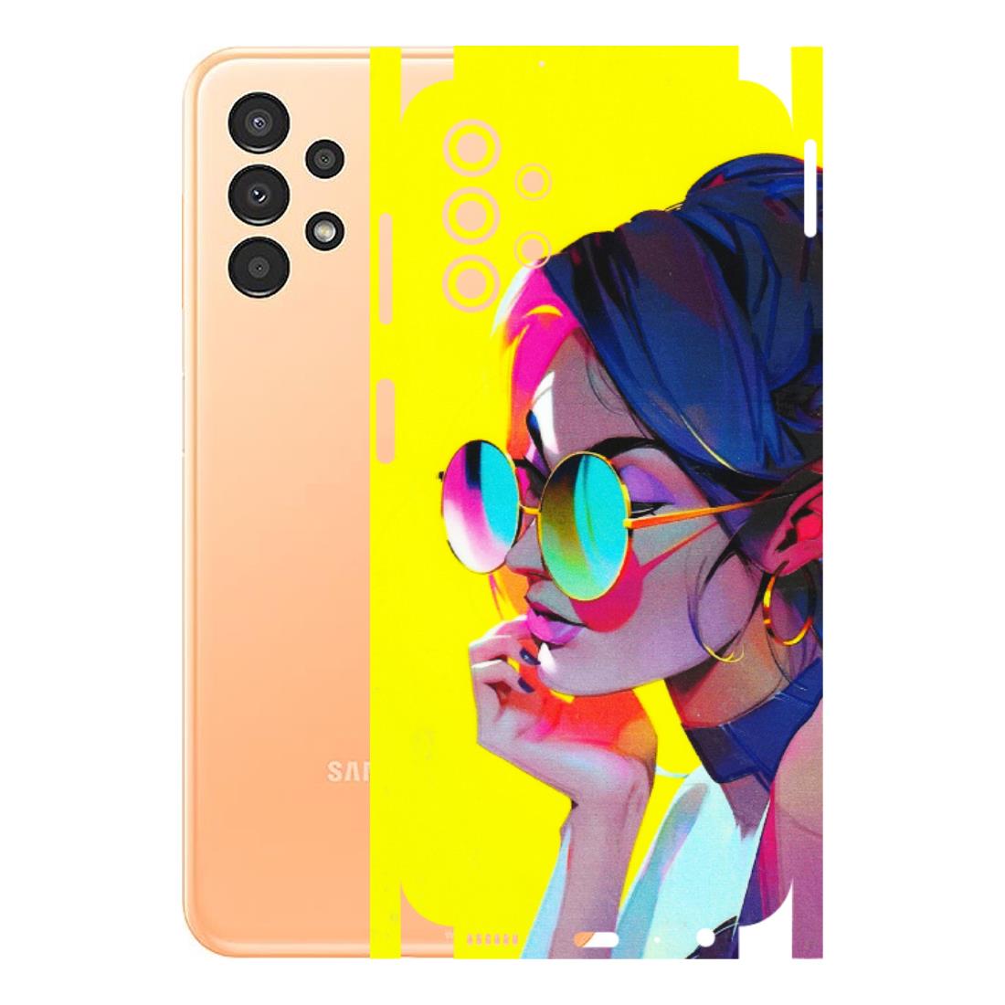 Samsung A/S Series Phone Skins (All Models) - Bold Stylish Girl - 3D Embossed Finish (L-222) Samsung Galaxy A13 4G