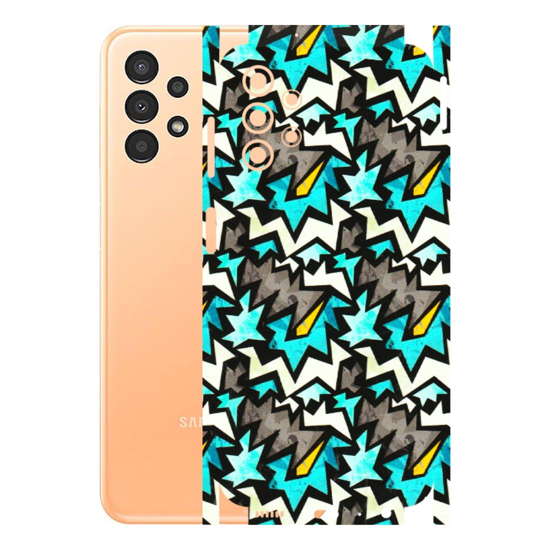 Samsung A/S Series Phone Skins (All Models) - Funky Zig Zag - 3D Embossed Finish (L-223) Samsung Galaxy A13 4G