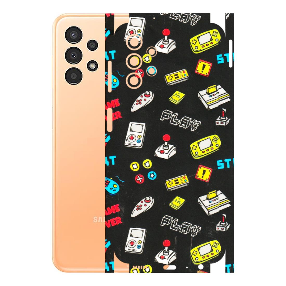 Samsung A/S Series Phone Skins (All Models) - Gaming Doodles - 3D Embossed Finish (L-224) Samsung Galaxy A13 4G