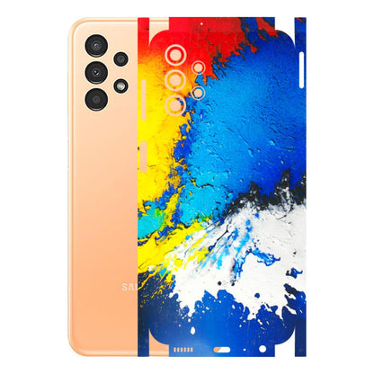 Samsung A/S Series Phone Skins (All Models) - Acrylic Paint Spill - 3D Embossed Finish (L-229) Samsung Galaxy A13 4G