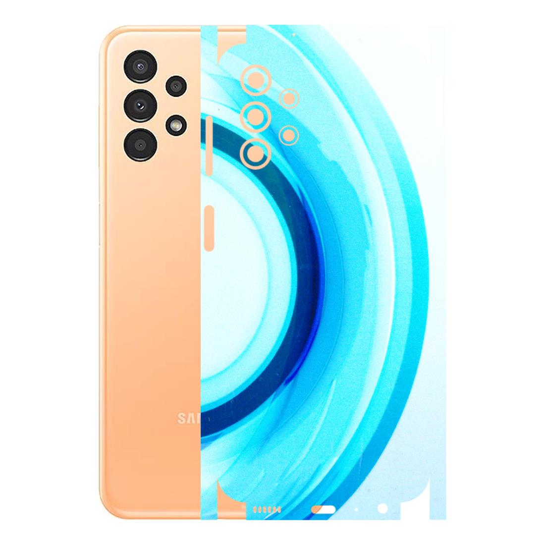 Samsung A/S Series Phone Skins (All Models) - The Blue Curve - 3D Embossed Finish (L-244) Samsung Galaxy A13 4G