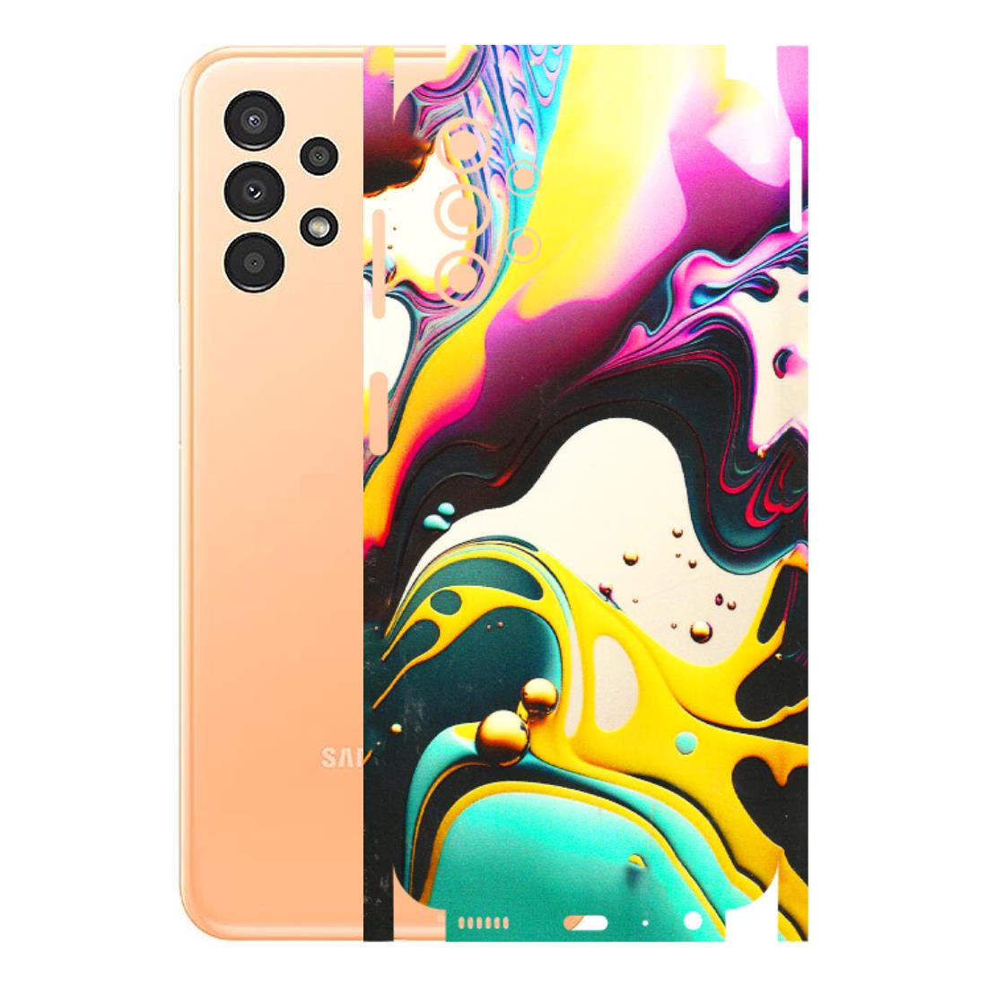 Samsung A/S Series Phone Skins (All Models) - Multicolor Abstract pattern - 3D Embossed Finish (L-254) Samsung Galaxy A13 4G