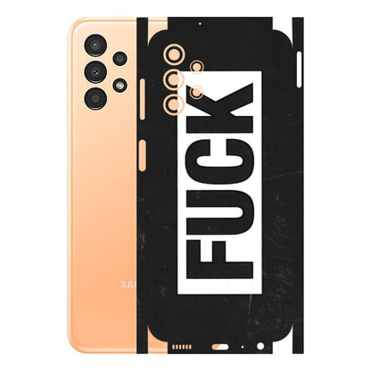 Samsung A/S Series Phone Skins (All Models) - The F Word - 3D Embossed Finish (L-255) Samsung Galaxy A13 4G