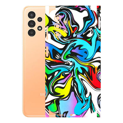 Samsung A/S Series Phone Skins (All Models) - Abstract Colour Paints - 3D Embossed Finish (L-271) Samsung Galaxy A13 4G
