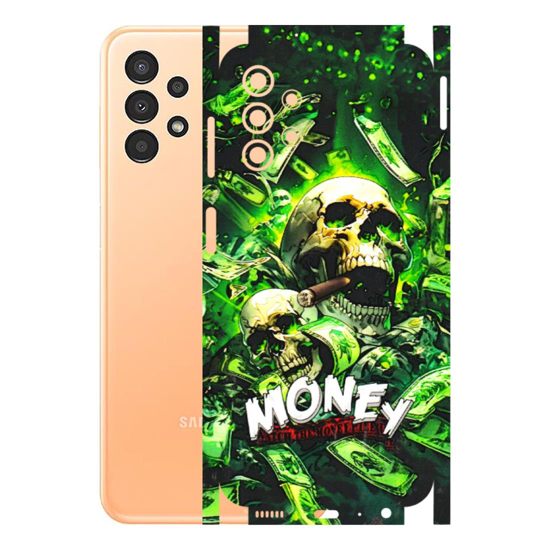 Samsung A/S Series Phone Skins (All Models) - Skull Money - 3D Embossed Finish (L-303) Samsung Galaxy A13 4G