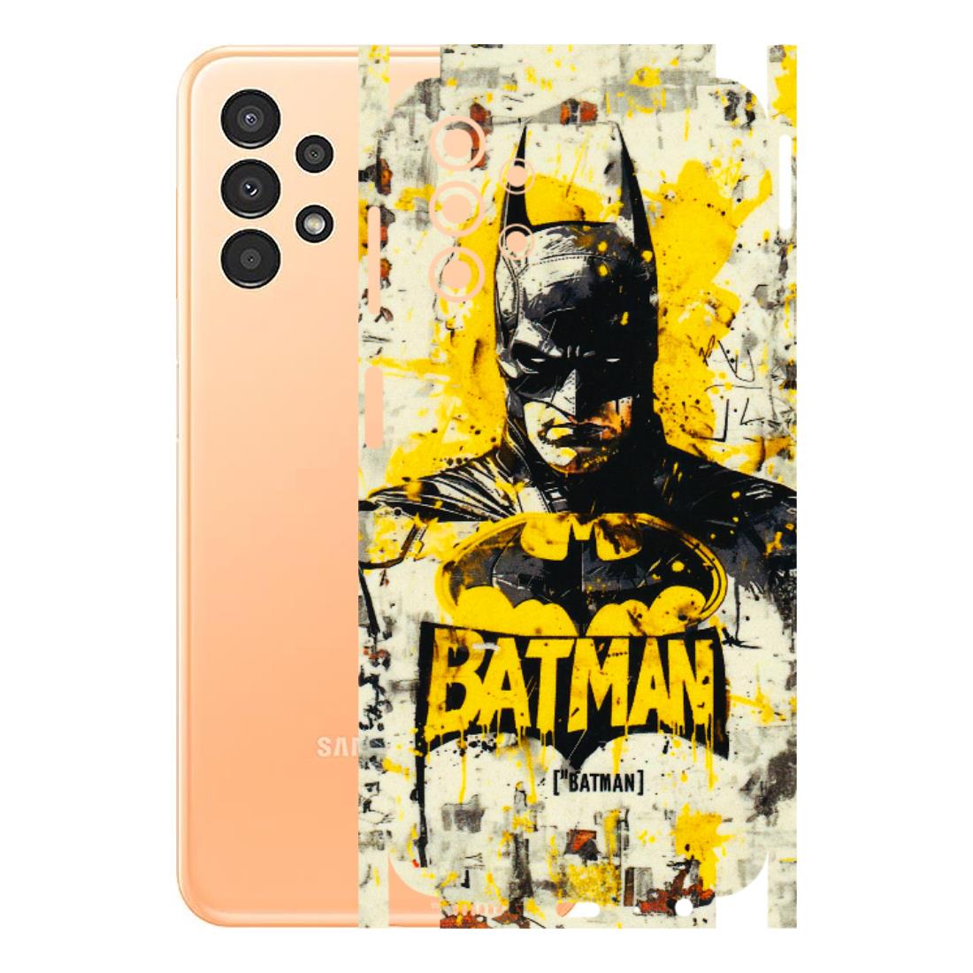 Samsung A/S Series Phone Skins (All Models) - Batman Yellow BT - 3D Embossed Finish (L-304) Samsung Galaxy A13 4G