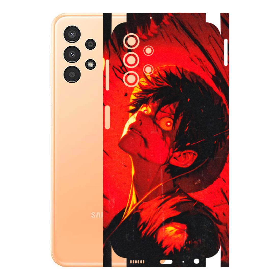 Samsung A/S Series Phone Skins (All Models) - D.Luffy Power Up One Piece Anime - 3D Embossed Finish (L-326) Samsung Galaxy A13 4G