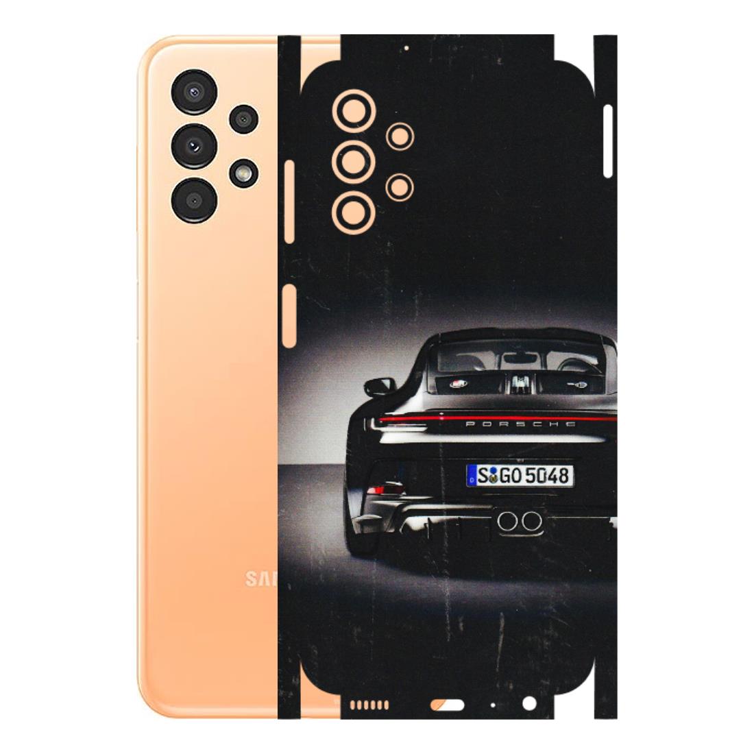 Samsung A/S Series Phone Skins (All Models) - New Black Porsche GT3 - 3D Embossed Finish (L-327) Samsung Galaxy A13 4G