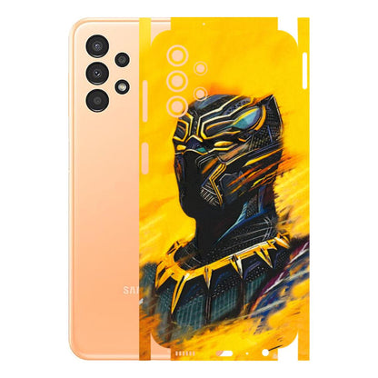 Samsung A/S Series Phone Skins (All Models) - Yellow Panther - 3D Embossed Finish (L-54) Samsung Galaxy A13 4G