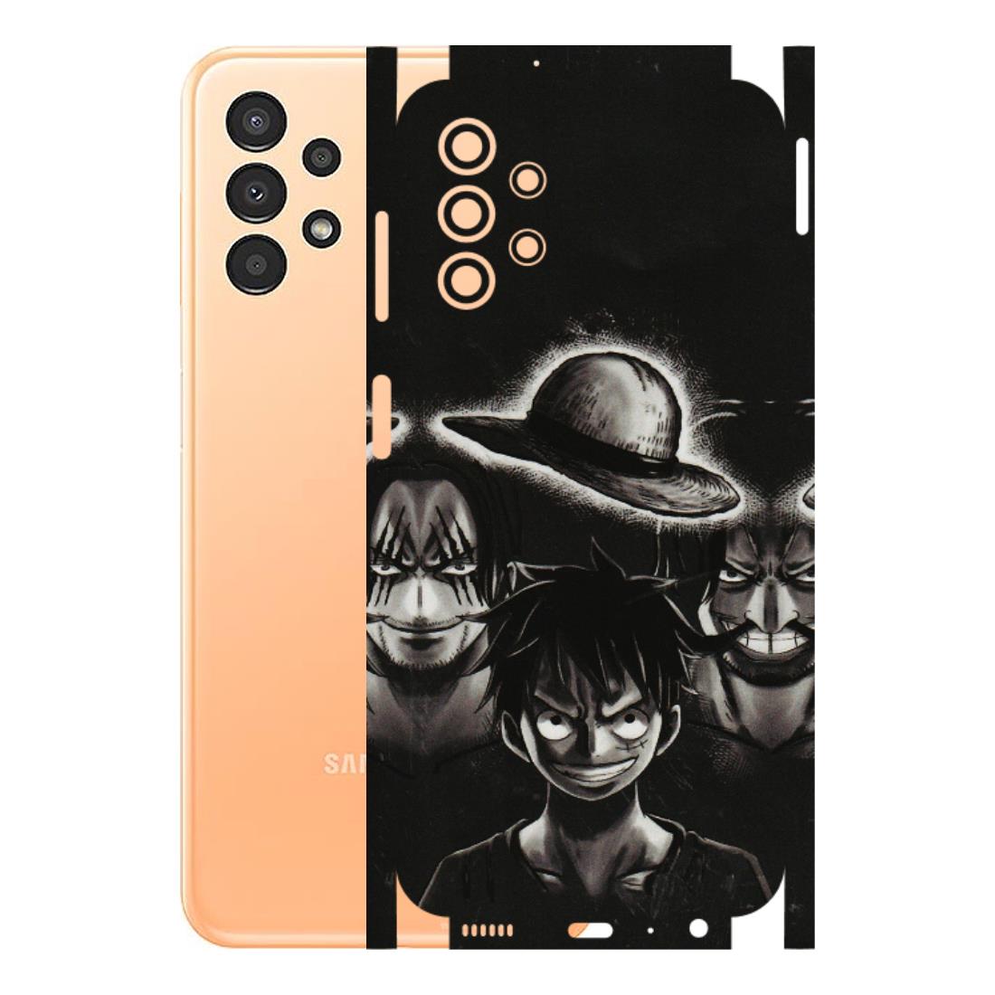 Samsung A/S Series Phone Skins (All Models) - Black Luffy Hat - 3D Embossed Finish (L-57) Samsung Galaxy A13 4G