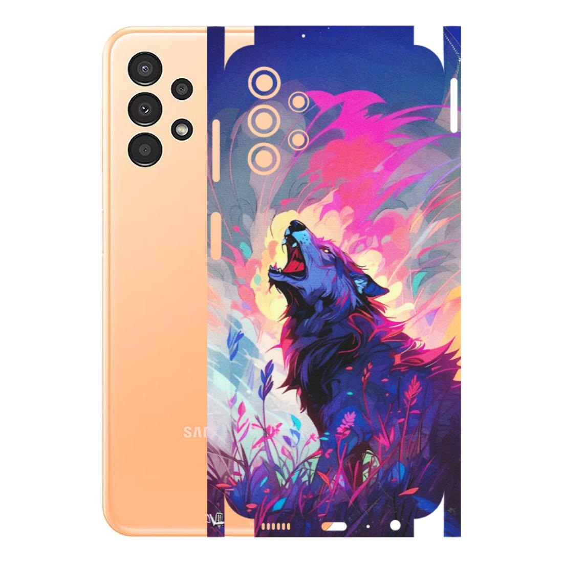 Samsung A/S Series Phone Skins (All Models) - New Wild Wolf Abstract - Matte Finish (M-125) Samsung Galaxy A13 4G