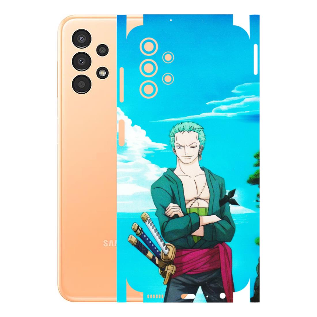Samsung A/S Series Phone Skins (All Models) - Cool Swordman Zoro Anime - Matte Finish (M-143) Samsung Galaxy A13 4G