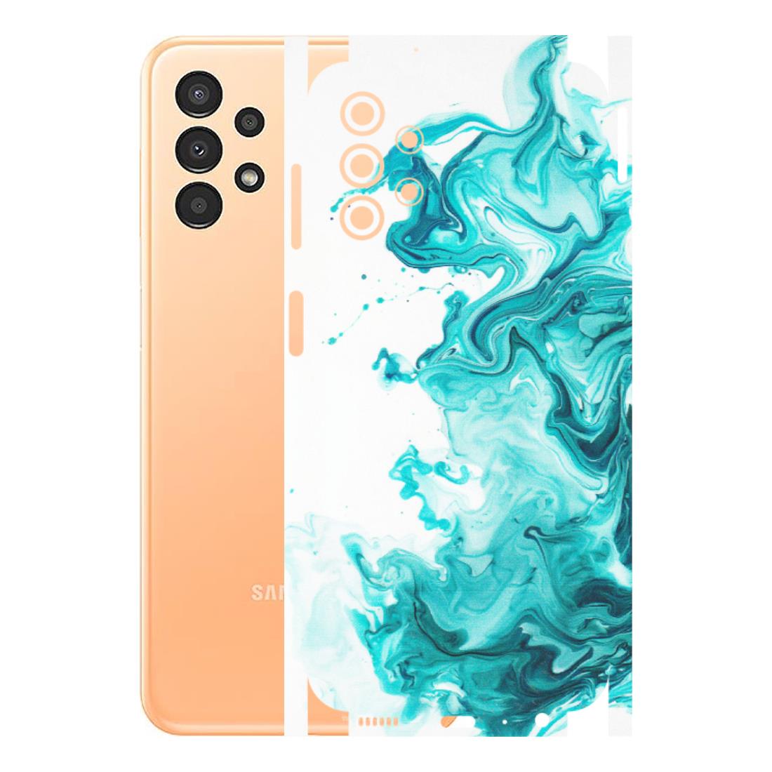 Samsung A/S Series Phone Skins (All Models) - Sky Blue Abstract Colour - Matte Finish (M-146) Samsung Galaxy A13 4G