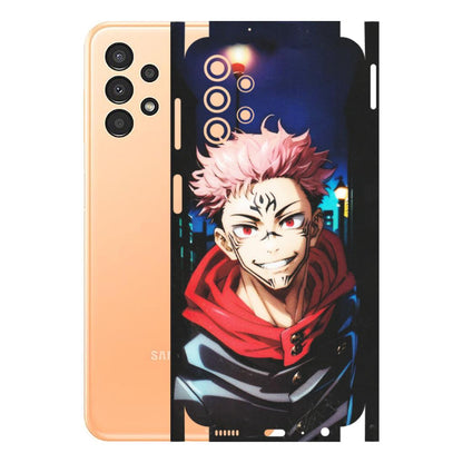 Samsung A/S Series Phone Skins (All Models) - Yuji Itadori Funny Face Anime - Matte Finish (M-152) Samsung Galaxy A13 4G