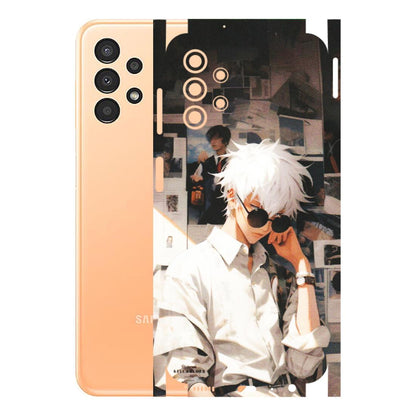 Samsung A/S Series Phone Skins (All Models) - Gojo Satoru Jujustu Kaisen Anime - Matte Finish (M-156) Samsung Galaxy A13 4G