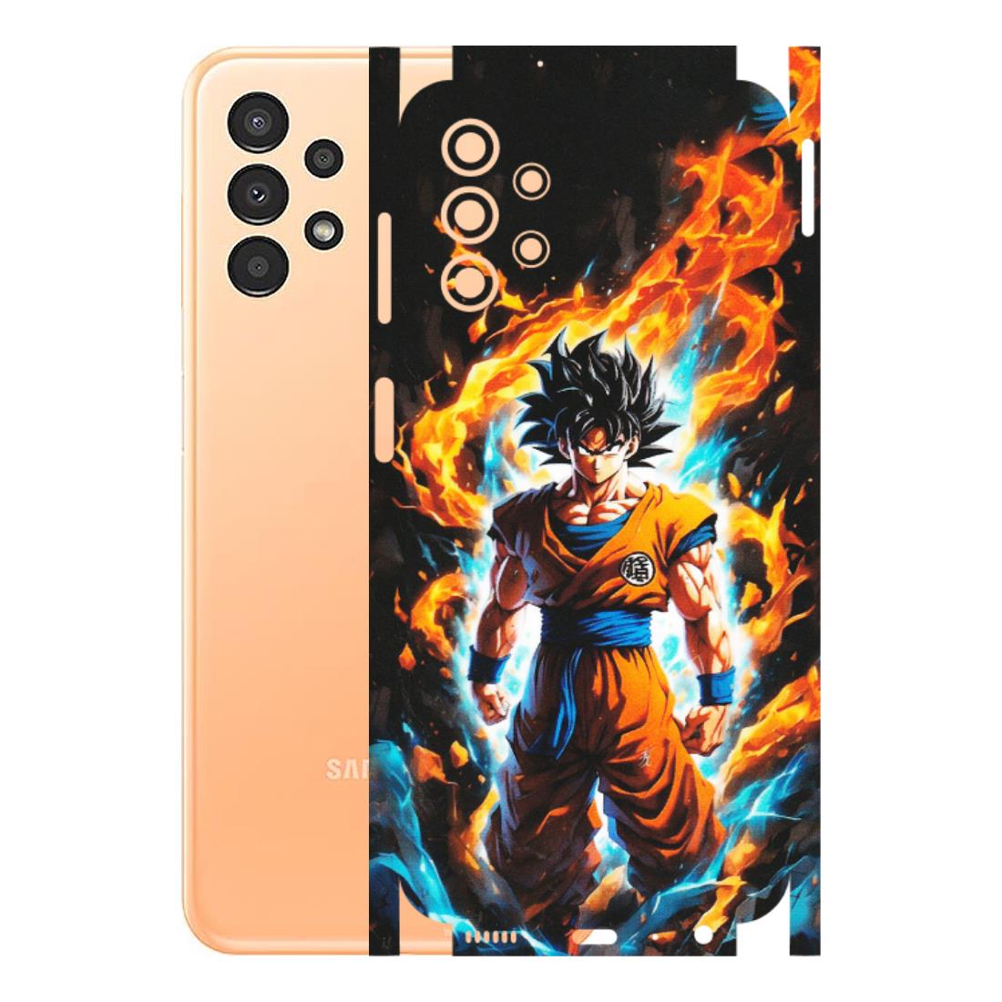 Samsung A/S Series Phone Skins (All Models) - Goku Transformation Anime - Matte Finish (M-159) Samsung Galaxy A13 4G