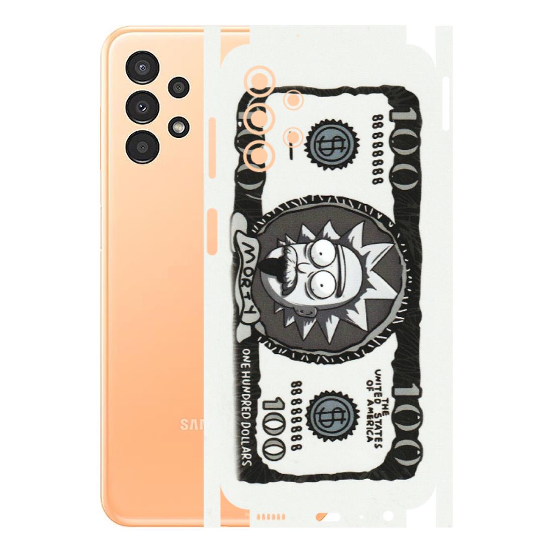 Samsung A/S Series Phone Skins (All Models) - Rick And Morty Hundred Dollar Anime - Matte Finish (M-161) Samsung Galaxy A13 4G