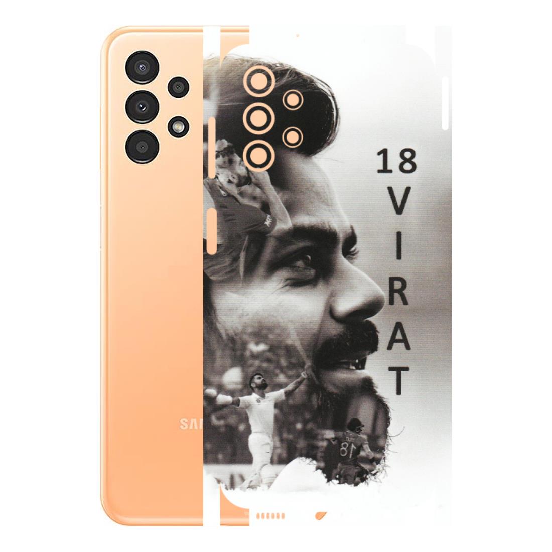 Samsung A/S Series Phone Skins (All Models) - Virat Kohli Cricketer - Matte Finish (M-163) Samsung Galaxy A13 4G